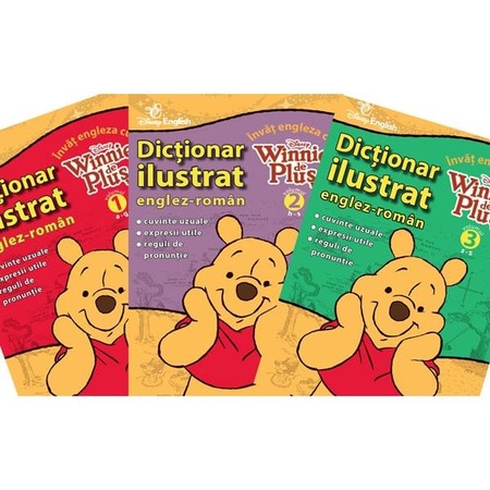 Set Invat Engleza Cu Winnie De Plus 3 Volume Dictionar Ilustrat Englez Roman Emag Ro