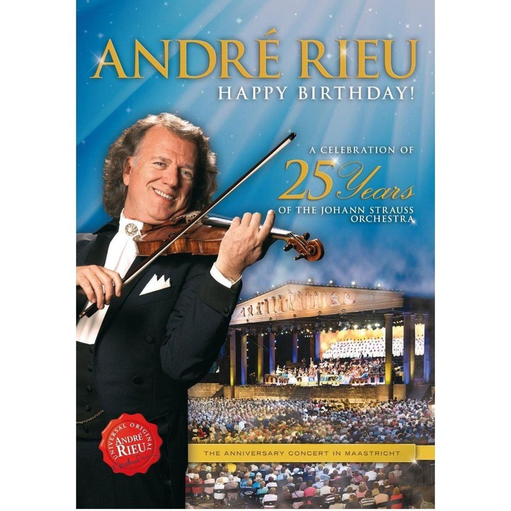 Andre Rieu: Happy Birthday! A Celebration Of 25 Years Of The Johann Strauss Orchestra [DVD]