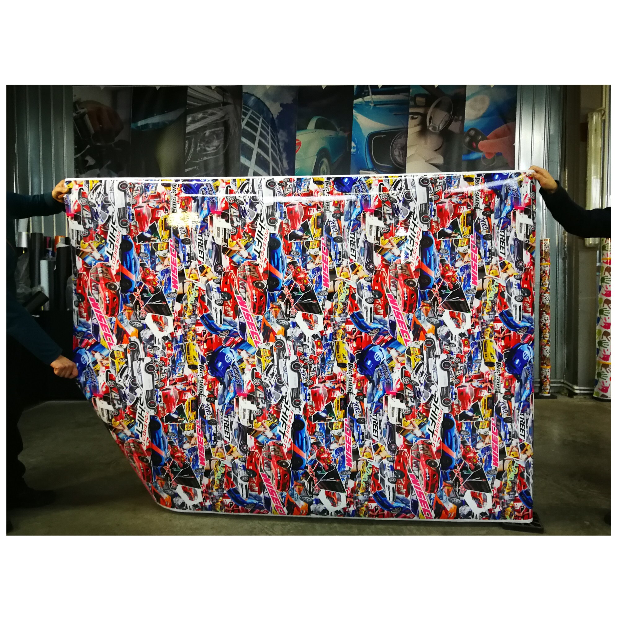 50x150cm Stickerbombfolie Stickerbomb Folie Autofolie Aufkleber Sticker
