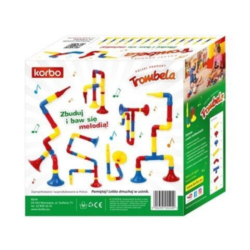 Set de constructie Korbo, Trombela 17, Multicolor