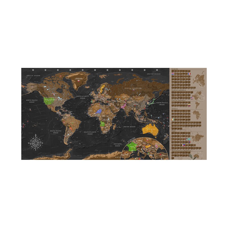 Harta razuibila Maro 4 - Poster 100x50cm