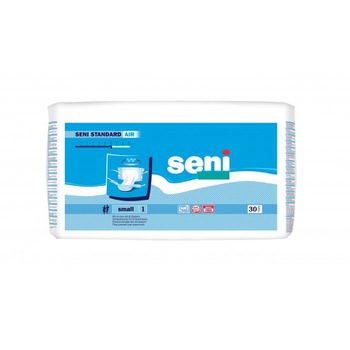 Pachet 3 seturi de Scutece adulti SENI Standard Air nr. 1 Small - S 30buc/set Pachet 3 seturi de Scutece adulti SENI Standard Air nr. 1 Small - S 30buc/set