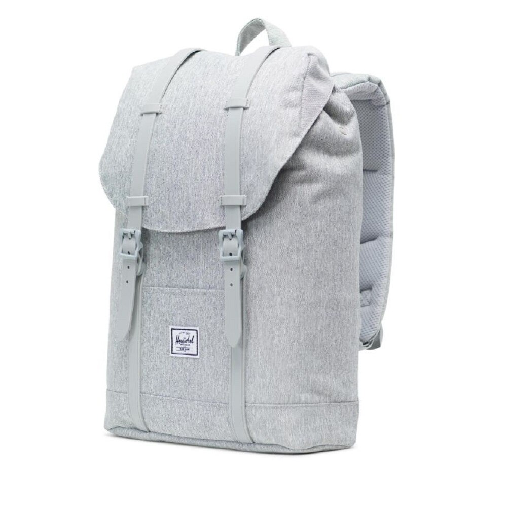 Rucsac Herschel, cu aplicatie logo Retreat, Grey Rubber