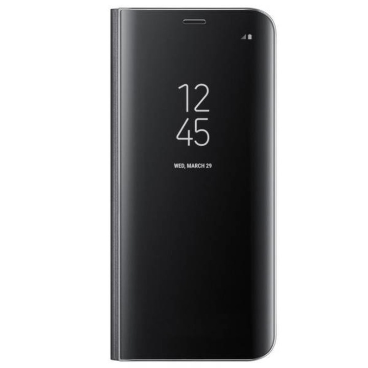 Clear View калъф за Samsung J330 Galaxy J3 2017 черен