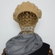 Дамска барета, Buticcochet, бежова, 100% вълна, BSC202