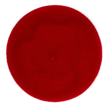 Bereta de dama, Rosu, 100% lana - BSC203 Bereta de dama, Rosu, 100% lana - BSC203