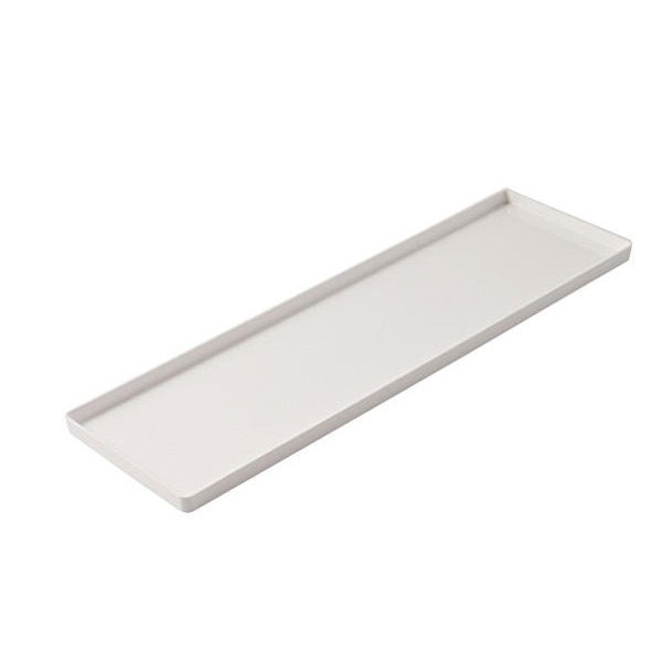 Tavite dreptunghiulare alb, 2 bucati - SilikoMart