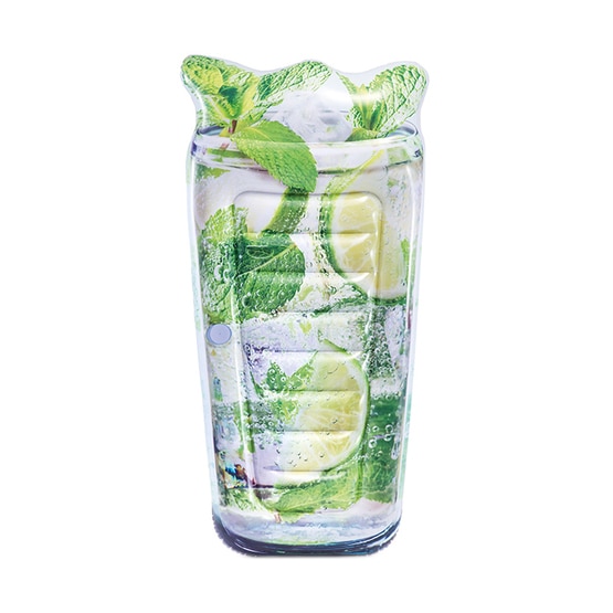 Saltea gonflabila Intex Sparkling Lime Soda Multicolor, 1.78m x 91cm