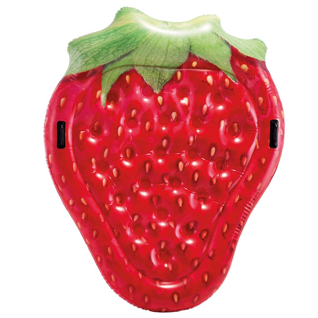 Saltea gonflabila Intex Strawberry Island, Red, 1.68m x 1.24m