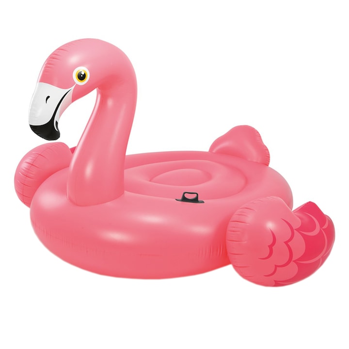 Надуваем дюшек Intex Flamingo Pink, 2.18m x 2.11 м