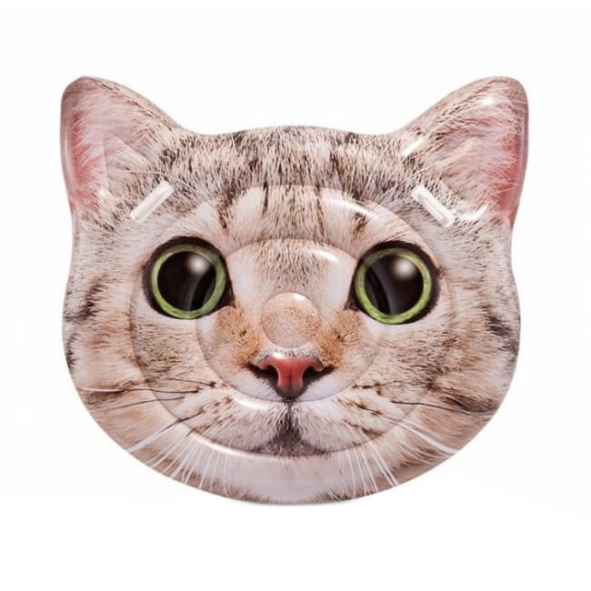 Saltea gonflabila Intex Cat Face multicolor, 1.47m x 1.35m