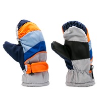 Manusi de ski cu un deget "Ski Fond", YO!, baieti, gri / portocaliu, 18 cm, 7 - 8 ani