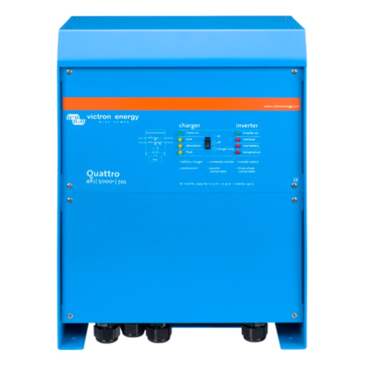 Invertor cu charger 48V 5000W Victron Energy Quattro 48/5000/70-100/100