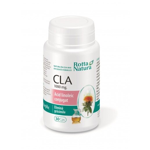 CLA Acid Linoleic Conjugat 1000mg 30 capsule Rotta Natura