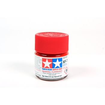 Vopsea acrilica pentru modelism Tamiya 81707 XF-7 Flat Red (matt) 10ml TAM XF071 Vopsea acrilica pentru modelism Tamiya 81707 XF-7 Flat Red (matt) 10ml TAM XF071