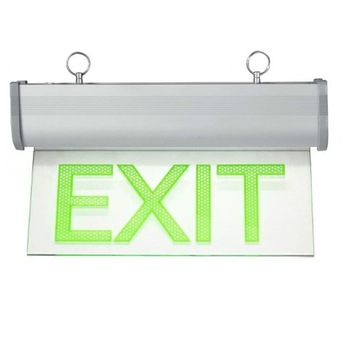 Lampa emergenta EXIT transparenta cu led si acumulator Lampa emergenta EXIT transparenta cu led si acumulator