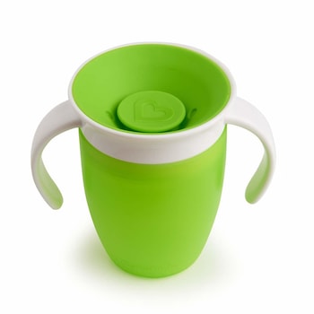 Cana de tranzitie Munchkin Miracle 360°, 6+ luni, 207ml, verde Cana de tranzitie Munchkin Miracle 360°, 6+ luni, 207ml, verde