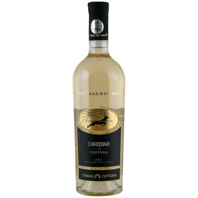 Vin alb sec Cervus Magnus Monte Chardonnay 2017, 0.75L, Crama Ceptura