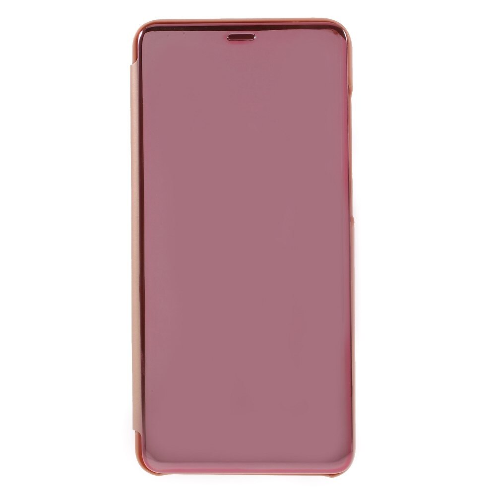 Husa carte clear view Samsung A9 (2018), Rose