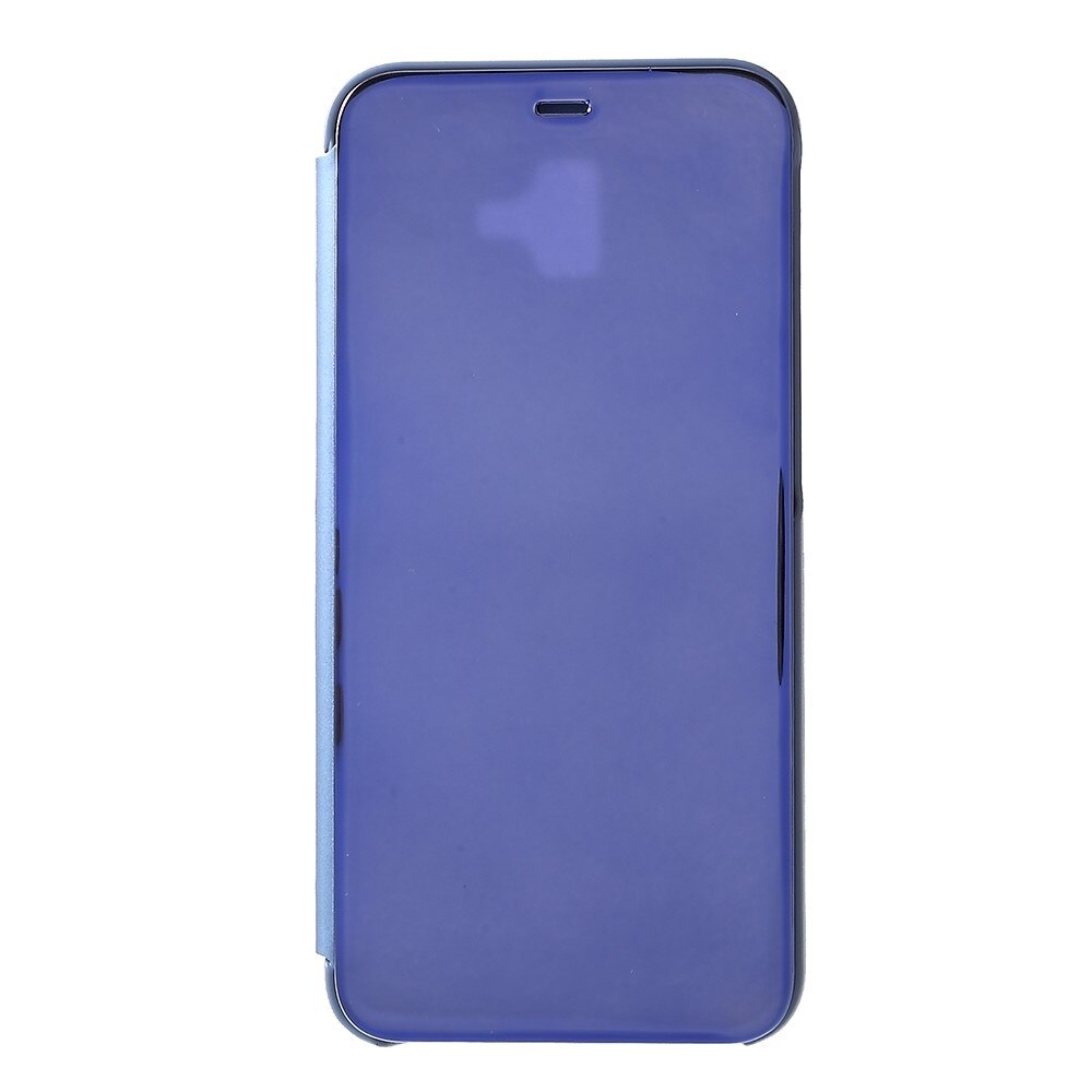 Husa carte clear view Samsung J4 plus, Albastru + Folie sticla simpla