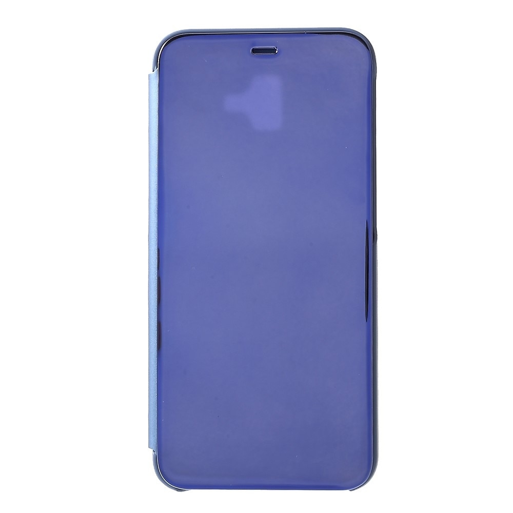 Husa carte clear view Samsung J4 plus, Albastru