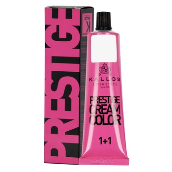 Vopsea de par Prestige Kallos 60ml,nr.10.1 blond cenusiu deschis Vopsea de par Prestige Kallos 60ml,nr.10.1 blond cenusiu deschis