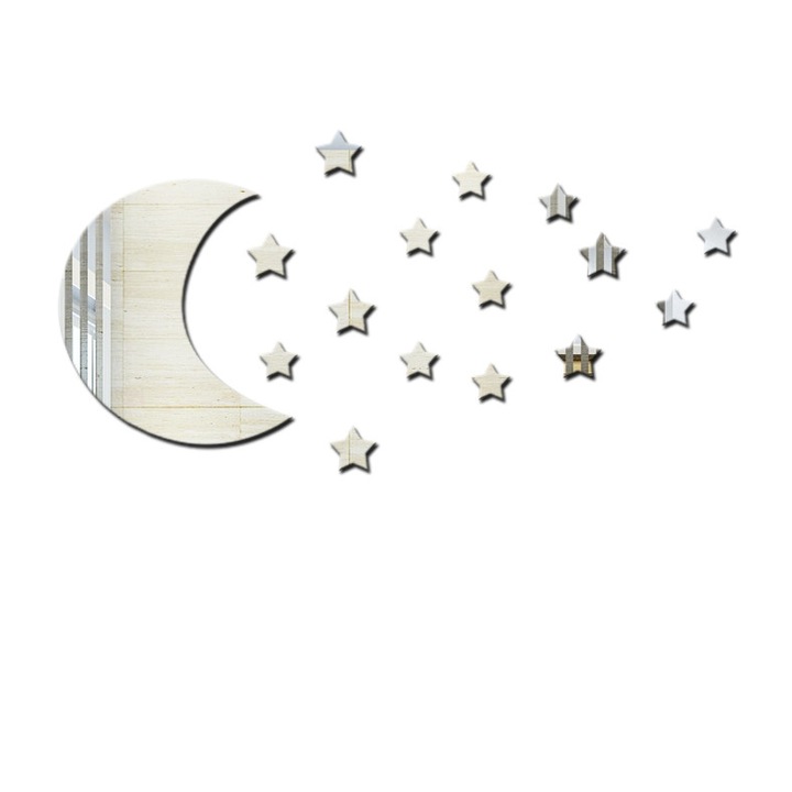 Oglinda Luna si stele, 100 x 50 cm
