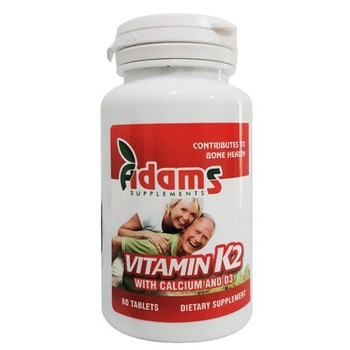 Vitamina K2+CA+D3 60cpr Adams Vision Vitamina K2+CA+D3 60cpr Adams Vision
