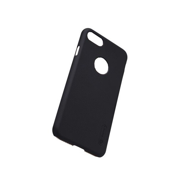 Husa telefon mobil, NILKIN, iPhone 7/8 Plus, Super Frosted Shield Neagra cu folie de protectie inclusa