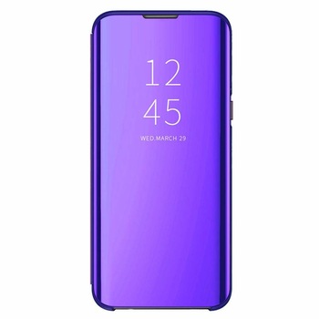 Husa Samsung Galaxy J6 Plus 2018 Mov Clear View Flip Standing Cover Tip Carte Book Oglinda Violet Purple .Permite Vizualizarea Prin Capacul Superior .Display ON/OFF Husa Samsung Galaxy J6 Plus 2018 Mov Clear View Flip Standing Cover Tip Carte Book Oglinda Violet Purple .Permite Vizualizarea Prin Capacul Superior .Display ON/OFF