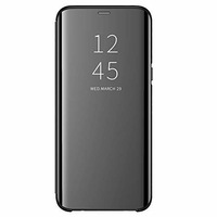 husa huawey y6 2019 toc flip cover negru clear view standing cover black  permite vizualizarea prin capacul superior imagen 23_0_
0