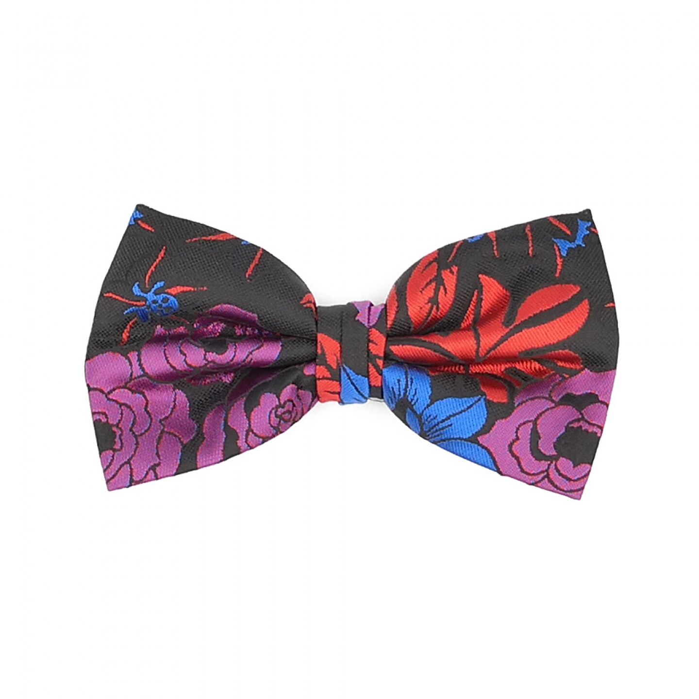 Papion clasic, Onore, multicolor, microfibra, 12 x 6 cm