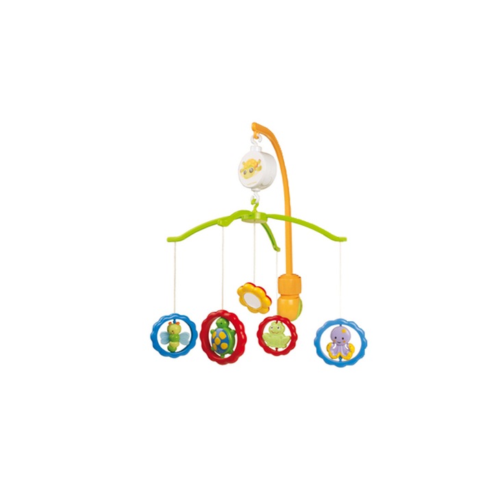 Carusel muzical Prietenii caracatitei Canpol Babies 2/170V, Multicolor