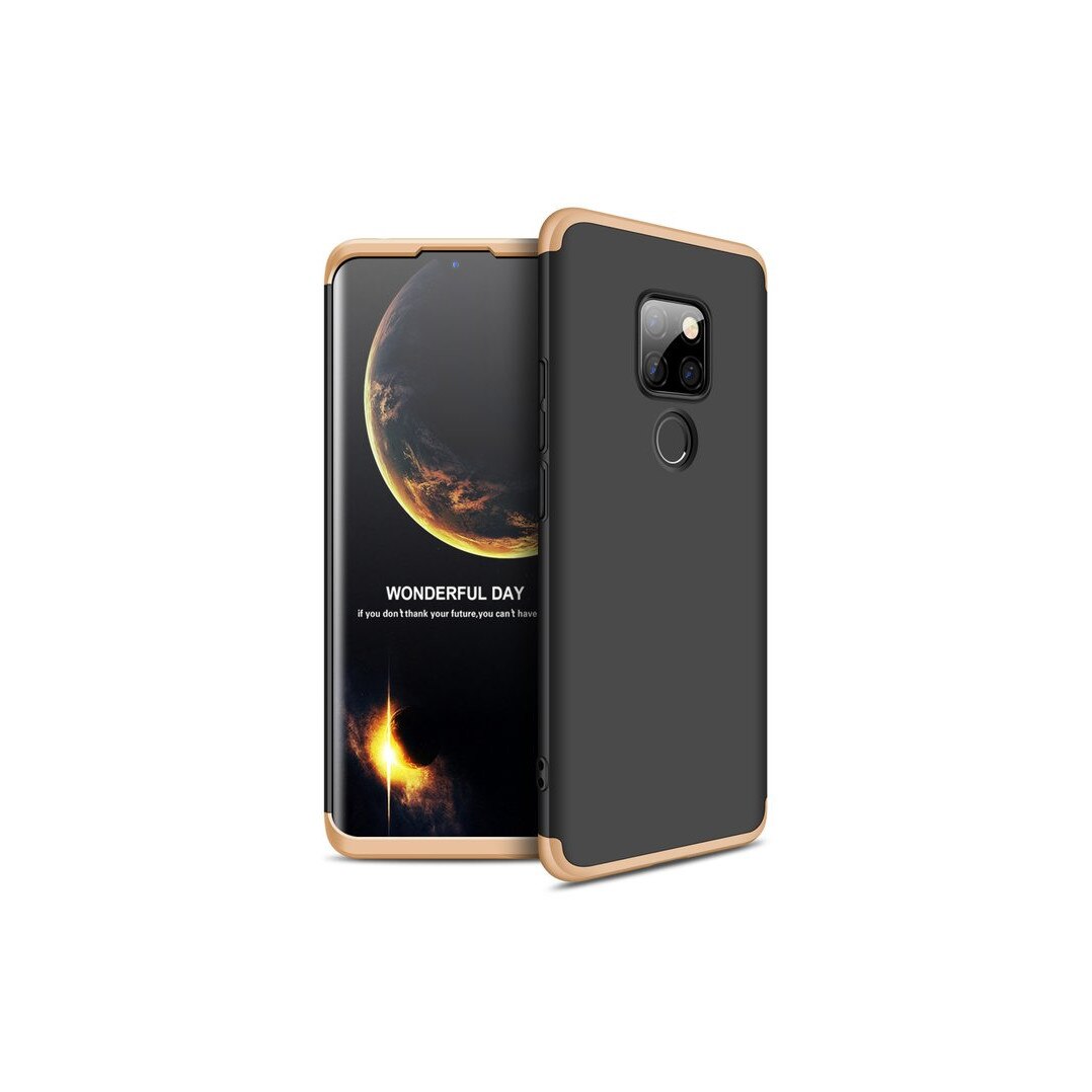 Husa Huawei Mate 20 GKK 360 Negru/Auriu