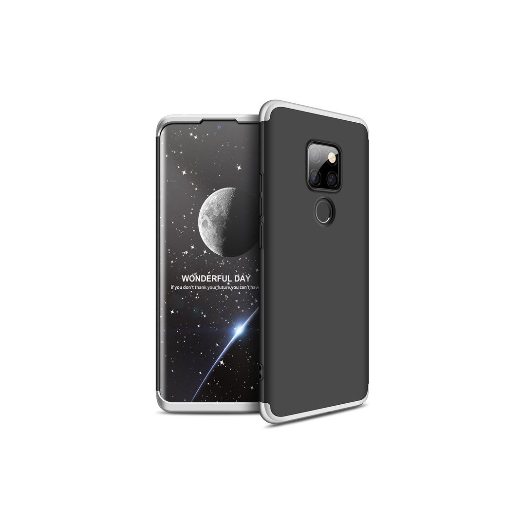 Husa Huawei Mate 20 GKK 360 Negru/Argintiu