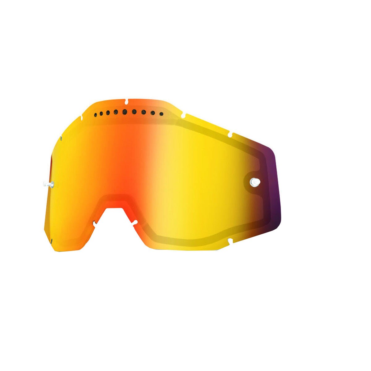 Lentila Ochelari 100% Racecraft Accuri Mirror Red Vented Dual