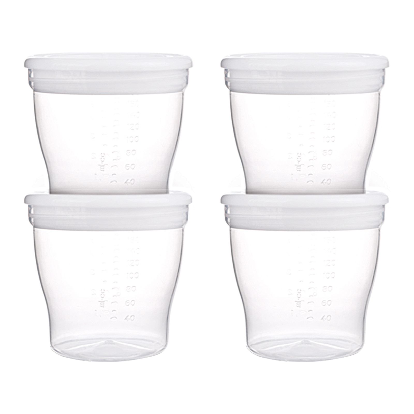 Set 4 recipiente pentru stocarea laptelui matern sau a hranei, Canpol babies®, sistem de inchidere etans, fara BPA 4