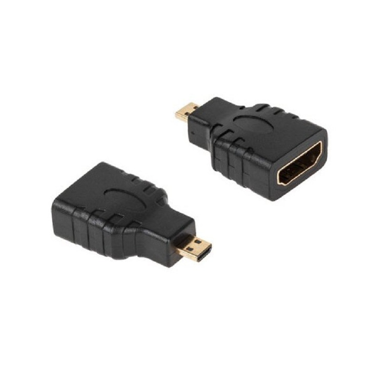HDMI Конектор Wireman VC-017, HDMI към Micro HDMI, позлатени конектори, 1 брой