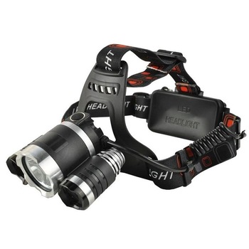 Lanterna frontala 3 LED-uri 5W 3800 lm, unghi reglabil, incarcator 12V Lanterna frontala 3 LED-uri 5W 3800 lm, unghi reglabil, incarcator 12V