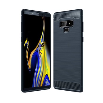 Husa Samsung Galaxy Note 9, Slim Armor Carbon, carcasa spate Antisoc, Blue