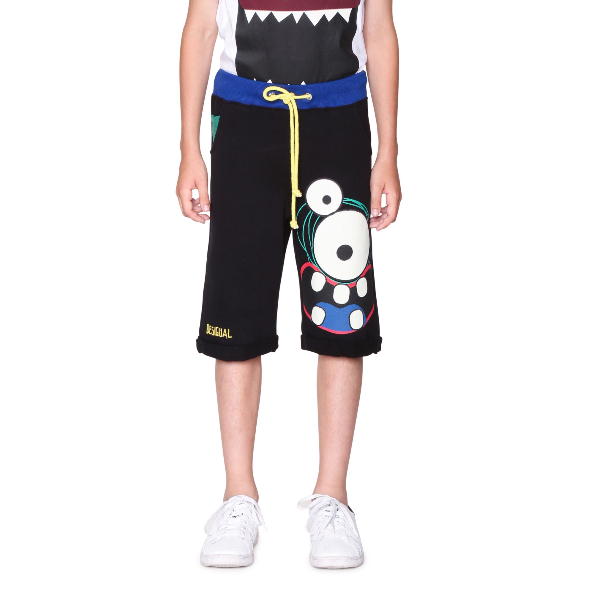 Bermude baieti, Desigual, cu terminatii rasucite, Padel, 11-12 ani