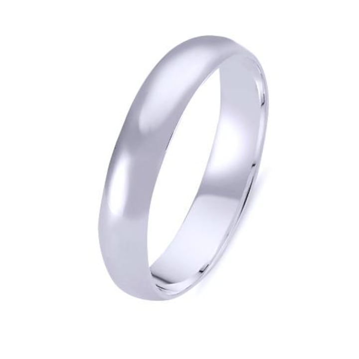 Сребърен пръстен 925 сватбен пръстен модел 4 mm ITU0026 9670