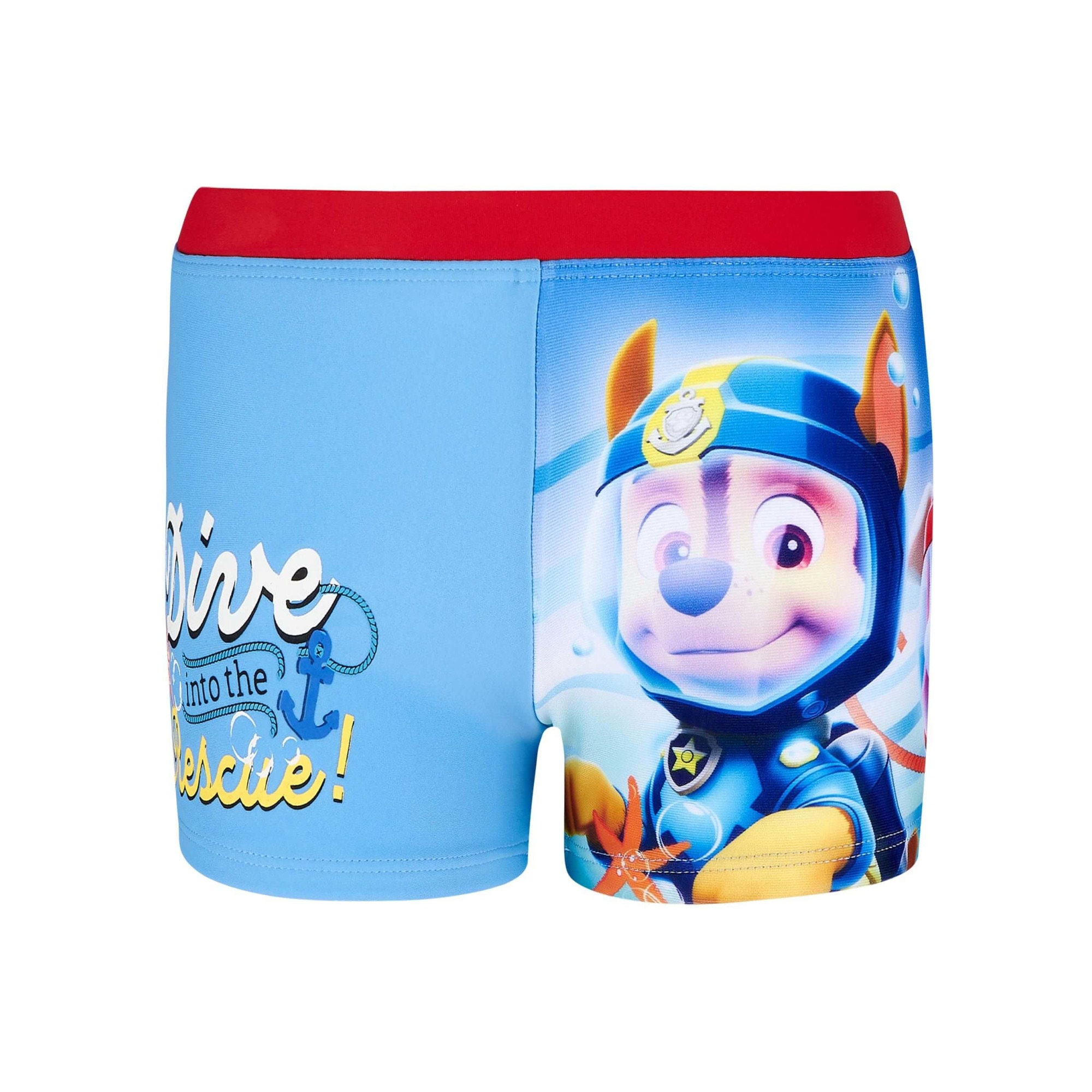 Slipi baieti Patrula Catelusilor albastru/ rosu, 8 ani, 128 cm