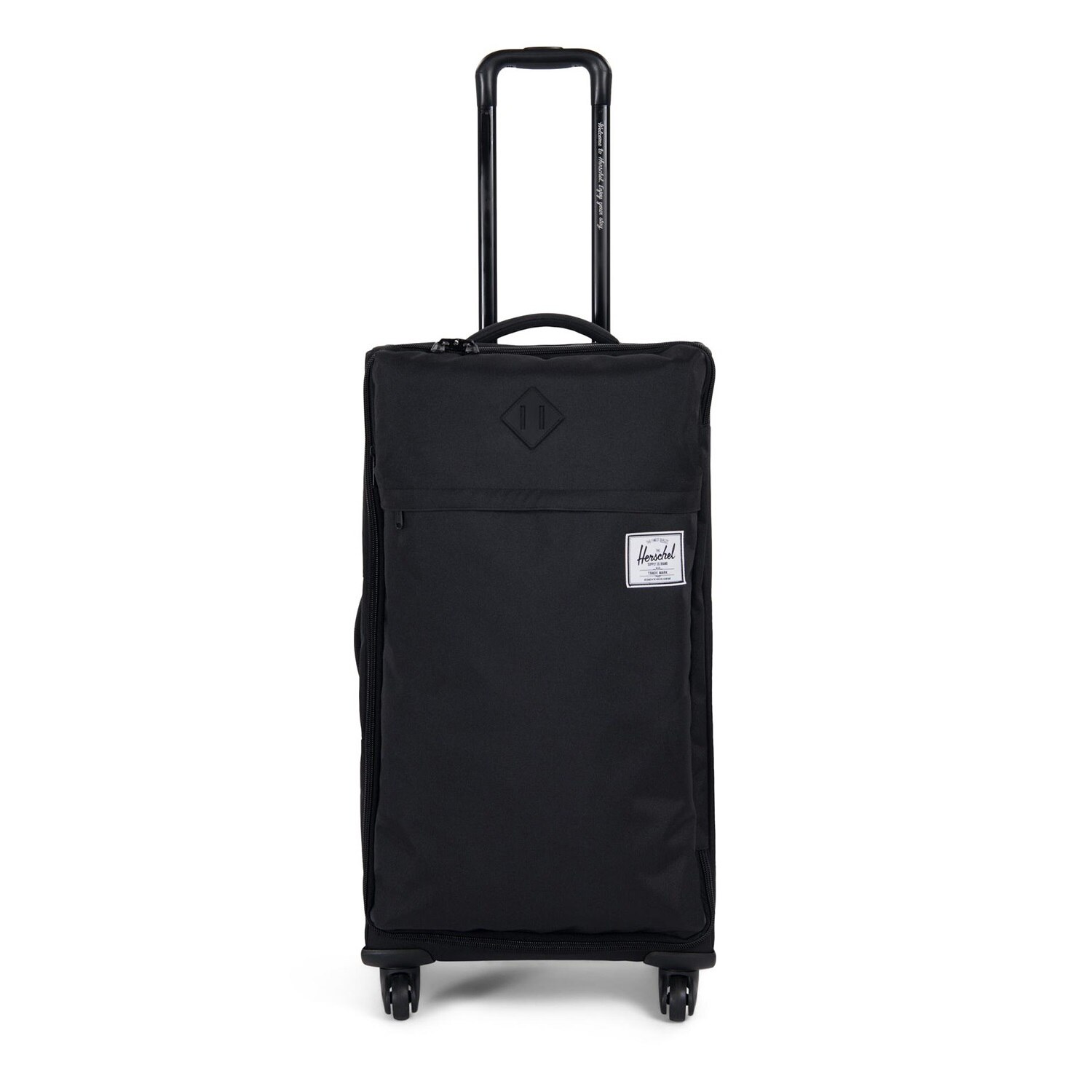 Troler textil Herschel Highland, negru, 75 cm, 71l