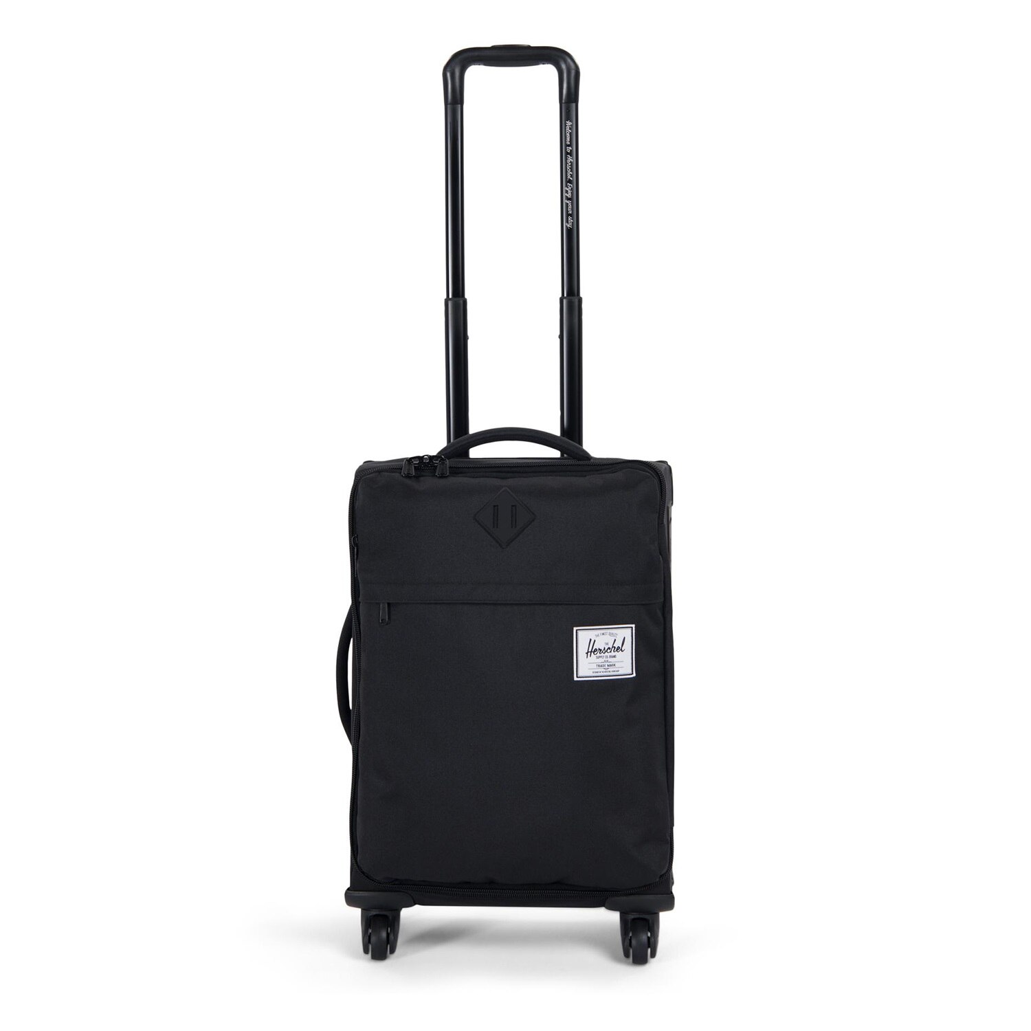 Troler textil Herschel Highland Carry-On, negru, 56 cm, 36l