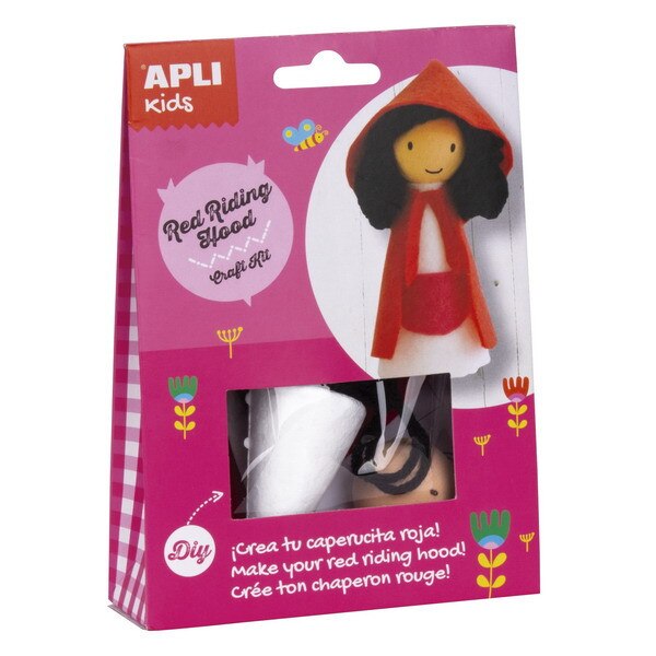 Kit creativ DIY Scufita-Rosie APLI Kids Craft kits