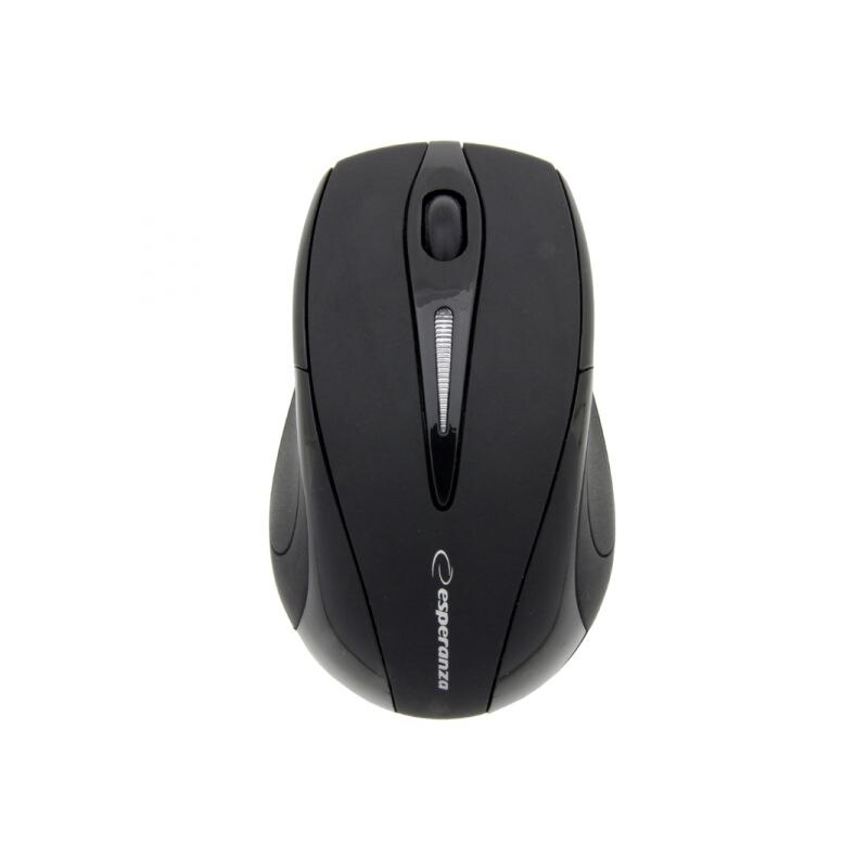 Mouse Esperanza, Wireless, USB, Negru