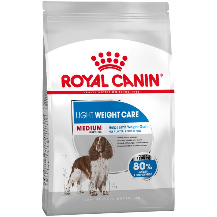 Hrana uscata pentru caini Royal Canin, Medium Light Weight Care Adult, 3 kg