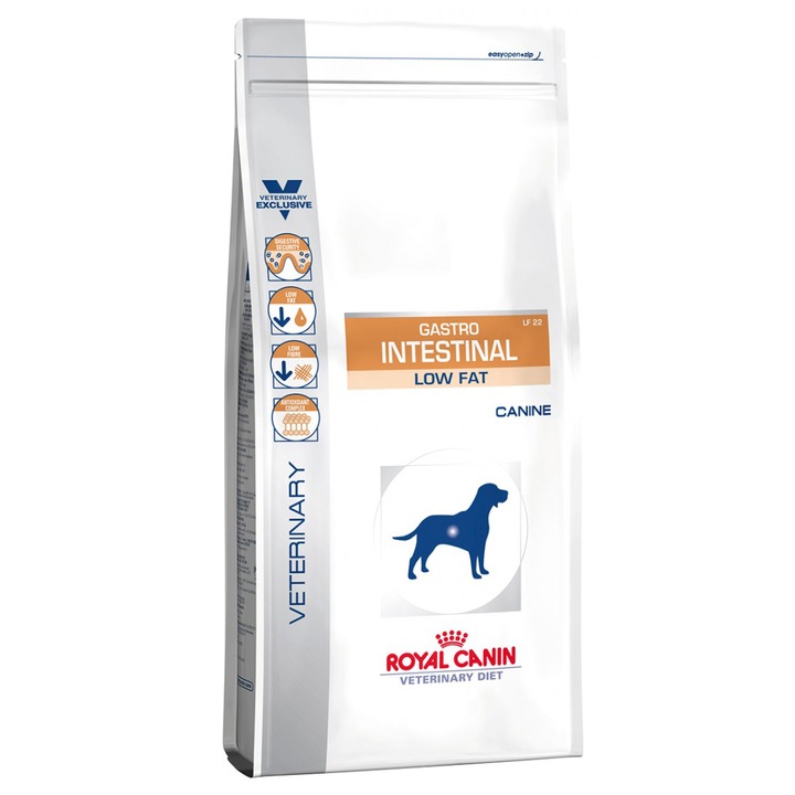 Royal Canin Gastro Intestinal Low Fat Diétás kutyatáp, 1.5 kg