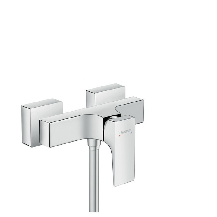 Смесител за душ Hansgrohe Metropol, Керамичен патрон, Хром